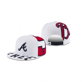 Atlanta Braves Freddie Freeman White Player Pick 9FIFTY V2 Adjustable Hat