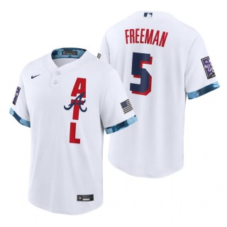 Atlanta Braves Freddie Freeman White 2021 All-Star Game Replica Jersey