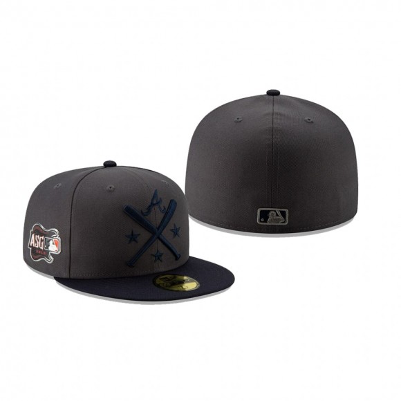 Atlanta Braves Graphite Navy 2019 MLB All-Star Workout 59FIFTY Hat