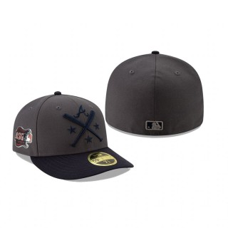 2019 MLB All-Star Workout Atlanta Braves Graphite Navy Low Profile 59FIFTY Hat