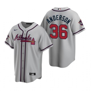 Atlanta Braves Ian Anderson Gray 2021 MLB All-Star Game Replica Jersey