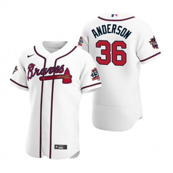 Atlanta Braves Ian Anderson White 2021 MLB All-Star Game Authentic Jersey