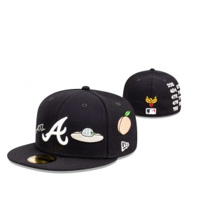 Atlanta Braves Navy Icon 59Fifty Fitted Hat