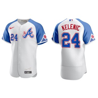 Jarred Kelenic Braves White City Connect Authentic Jersey