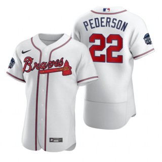 Atlanta Braves Joc Pederson White 2021 World Series Authentic Jersey