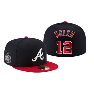 Atlanta Braves Jorge Soler Navy 2021 World Series Fitted Hat