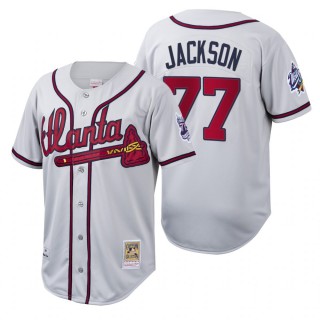 Atlanta Braves Luke Jackson Authentic White Cooperstown Collection Jersey