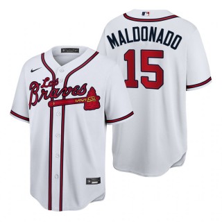 Atlanta Braves Martin Maldonado Authentic White Hispanic Heritage Jersey