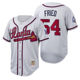 Atlanta Braves Max Fried Authentic White Cooperstown Collection Jersey