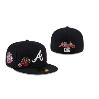 Atlanta Braves Navy Multi 59Fifty Fitted Hat