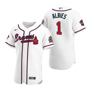 Atlanta Braves Ozzie Albies White 2021 MLB All-Star Game Authentic Jersey