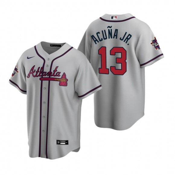 Atlanta Braves Ronald Acuna Jr. Gray 2021 MLB All-Star Game Replica Jersey