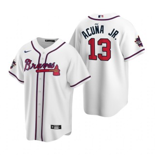 Atlanta Braves Ronald Acuna Jr. White 2021 MLB All-Star Game Replica Jersey