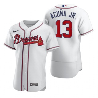 Atlanta Braves Ronald Acuna Jr. Nike White 2020 Authentic Jersey