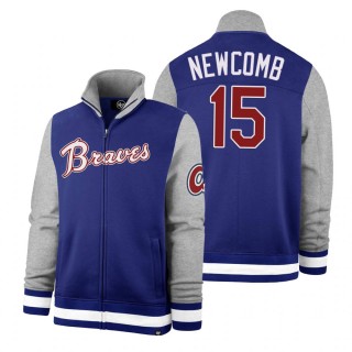 Atlanta Braves Sean Newcomb Blue Cooperstown Heritage Iconic Track Jacket