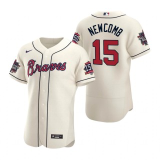 Atlanta Braves Sean Newcomb Cream 2021 MLB All-Star Game Authentic Jersey
