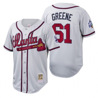 Atlanta Braves Shane Greene White Cooperstown Collection Authentic Jersey