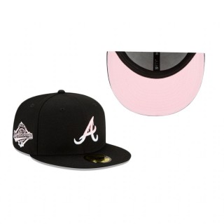 Atlanta Braves Black Team Drip 59FIFTY Fitted Hat