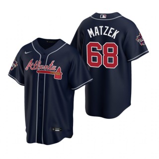 Atlanta Braves Tyler Matzek Navy 2021 MLB All-Star Game Replica Jersey