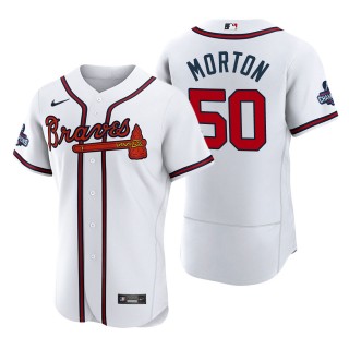 Charlie Morton Atlanta Braves Nike White 2021 World Series Champions Authentic Jersey