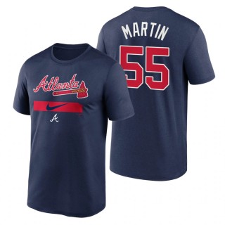 Atlanta Braves Chris Martin Navy City Legend Practice Performance T-Shirt