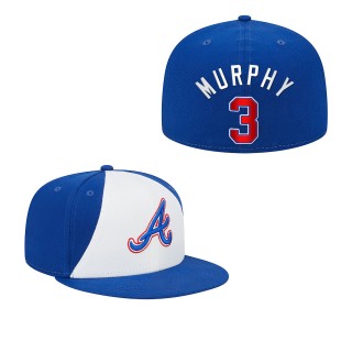 Dale Murphy Atlanta Braves White Royal 2023 City Connect Fitted Hat