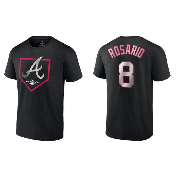 Eddie Rosario Atlanta Braves Fanatics Branded Black 2022 Postseason Around the Horn T-Shirt
