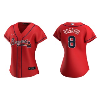 Eddie Rosario Women's Atlanta Braves Red Replica Jersey