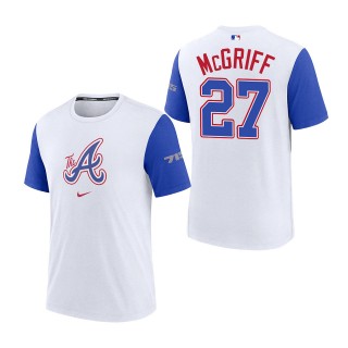 Fred McGriff Atlanta Braves White Royal 2023 City Connect Authentic Collection Legend T-Shirt