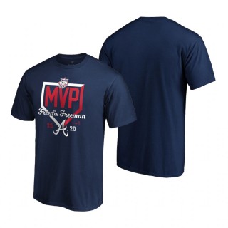 Atlanta Braves Freddie Freeman Navy 2020 NL MVP T-Shirt