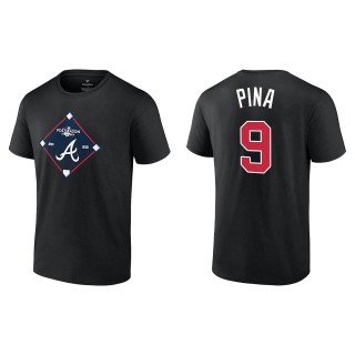 Manny Pina Atlanta Braves Fanatics Branded Black 2022 Postseason Bound T-Shirt