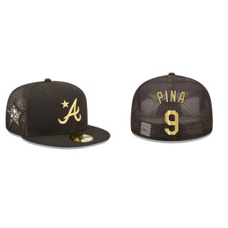 Manny Pina Atlanta Braves Black 2022 MLB All-Star Game On-Field 59FIFTY Fitted Hat