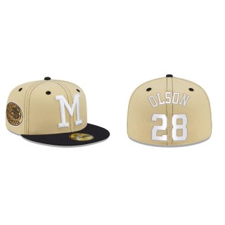 Matt Olson Milwaukee Braves Just Caps Drop 3 59FIFTY Fitted Hat
