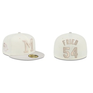 Max Fried Just Caps Drop 2 Milwaukee Braves 59FIFTY Fitted Hat