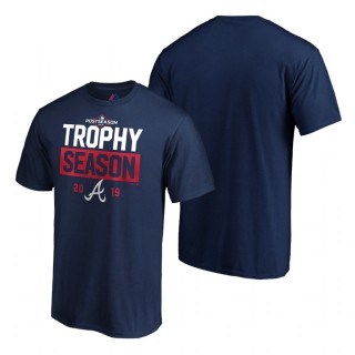 Men's Atlanta Braves Navy 2019 Postseason Around the Horn T-Shirt