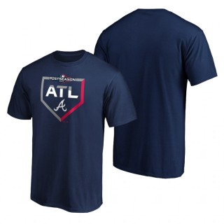 Men's Atlanta Braves Navy 2019 Postseason Dugout Authentic T-Shirt