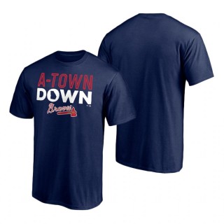 Men's Atlanta Braves Navy A-Town Down T-Shirt Hometown