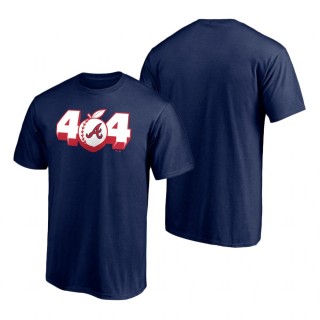 Men's Atlanta Braves Navy T-Shirt Hometown