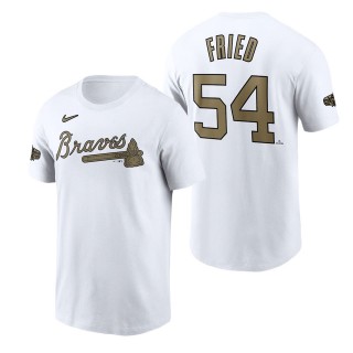 Men's Atlanta Braves Max Fried Nike White 2022 MLB All-Star Game Name & Number T-Shirt