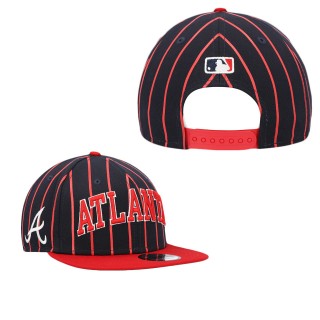 Men's Atlanta Braves Navy Red City Arch 9FIFTY Snapback Hat