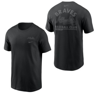 Men's Atlanta Braves Pitch Black Baseball Club T-Shirt