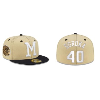 Mike Soroka Milwaukee Braves Just Caps Drop 3 59FIFTY Fitted Hat