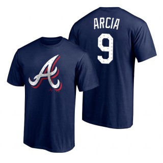 Orlando Arcia Braves Navy 2021 Independence Day T-Shirt