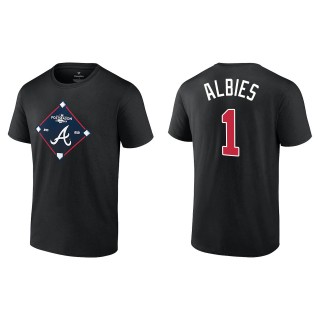 Ozzie Albies Atlanta Braves Fanatics Branded Black 2022 Postseason Bound T-Shirt