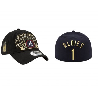 Ozzie Albies Atlanta Braves New Era Black 2021 World Series Champions Hat