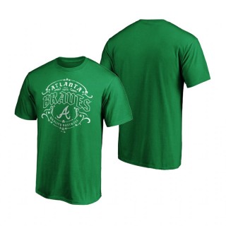 Men's St. Patrick's Day Atlanta Braves Green Tullamore T-Shirt