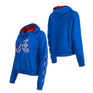 Women's Atlanta Braves Royal 2023 City Connect Pullover Hoodie