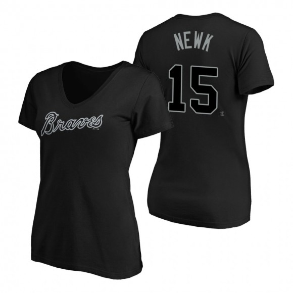 Atlanta Braves Sean Newcomb Newk Black 2019 Players' Weekend T-Shirt