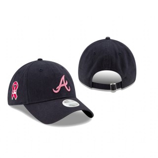 Women's Atlanta Braves Navy 2021 Mother's Day 9TWENTY Adjustable Hat