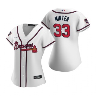 Women's Atlanta Braves A.J. Minter White 2021 MLB All-Star Game Replica Jersey